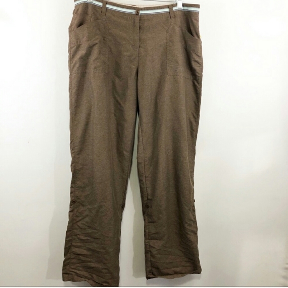 Adventura Pants - Adventura brown cargo pants/capri